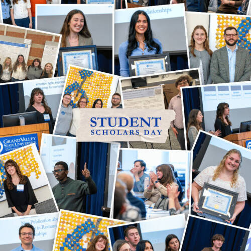 Award winners and presenters at Student Scholars Day 2026